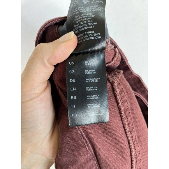 Kuhl Womens 10 Short Petite Brooke Skinny Pants Red Currant Style 6284 - Picture 6 of 7